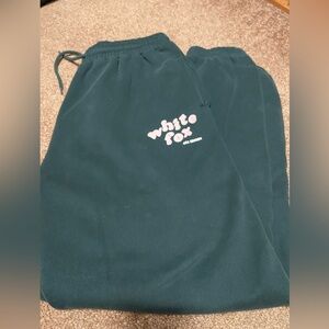 White Fox Clover sweatpants